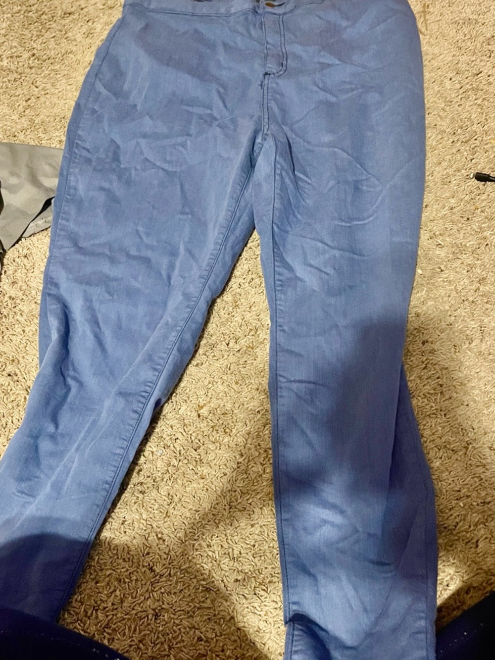 Fashion Nova High Rise Jeans - Light Blue